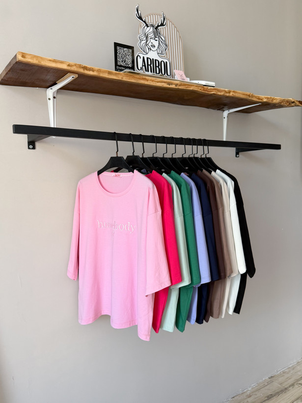 تیشرت باکسی homebody
